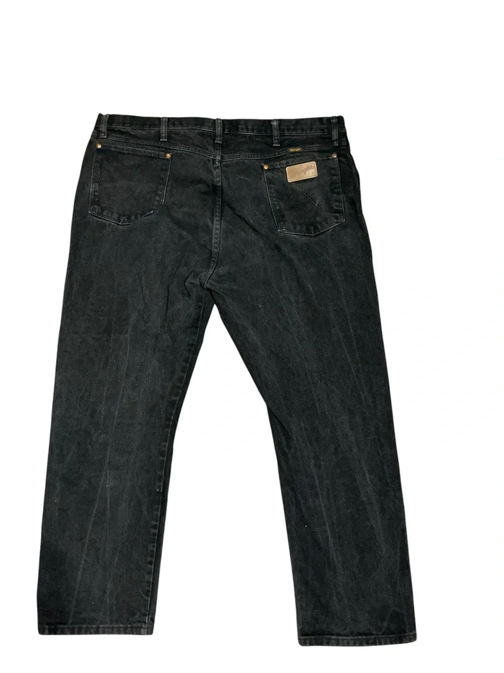 Wrangler Men's Black Relaxed Straight Jeans